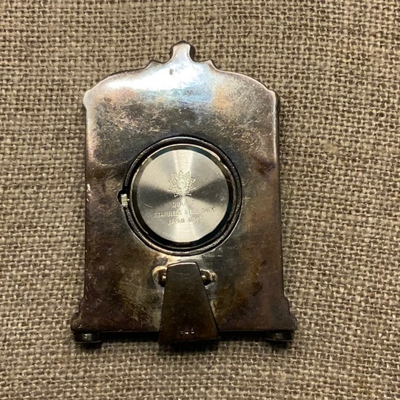 Quartz Japan Movt Silver miniature mantel clock - Picture 5 of 13